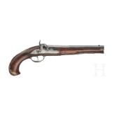 A German converted percussion pistol, circa 1760/70
