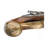 A French converted percussion pistol, circa 1780