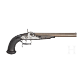 A convertes percussion pistol, Le Page &agrave; Paris, circa 1800