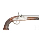 A percussion travelling pistol, Sebastian Geyer in Neustadt, circa 1830