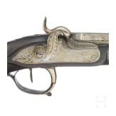 A pair of percussion pistols, Li&egrave;ge, circa 1830