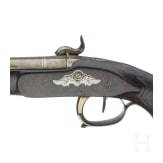 A pair of percussion pistols, Li&egrave;ge, circa 1830