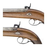A pair of percussion pistols, France, ca. 1840