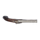 A German percussion pistol by Kuchenreuter(?), circa 1840