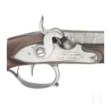 A German percussion pistol by Chevallier in Celle, circa 1840
