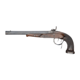 A pair of German percussion target pistols, Jacob Musich, circa 1840