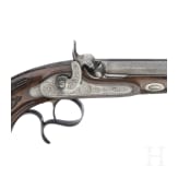 A pair of cased percussion-pistols by Gastine Renette, Paris, circa 1840/50
