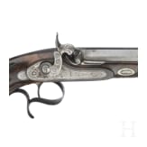 A pair of cased percussion-pistols by Gastine Renette, Paris, circa 1840/50