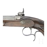 A pair of cased percussion-pistols by Gastine Renette, Paris, circa 1840/50