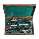 A cased pair of fine ebony stocked percussion pistols by Anton Krebs of Vienna, circa 1860