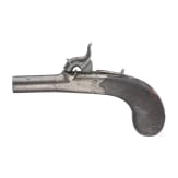A pair of percussion pocket pistols in a box, Smith, Sheffield, circa 1850