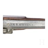 A pair of percussion travel pistols, Johann Adam Kuchenreuter, Regensburg, circa 1850