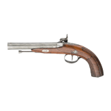 A percussion pistol, Li&egrave;ge, circa 1850