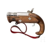 Percussion hand cannon, F. Pfn&uuml;r in Berchtesgaden, dated 1974