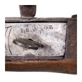 A British flintlock lighter with candlestick, 2nd half of the 18th century