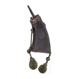 A German musketeer's powder flask, 1st half of the 17th century