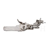 A German cut wheel lock for a M&uuml;llerb&uuml;chse, circa 1680