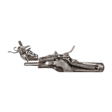 A German cut wheel lock for a M&uuml;llerb&uuml;chse, circa 1680