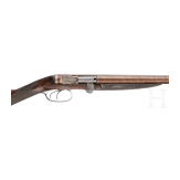 A double-barrelled firing needle shotgun, J. Needham & Co. in London, circa 1855