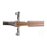 A double-barrelled firing needle shotgun, J. Needham & Co. in London, circa 1855