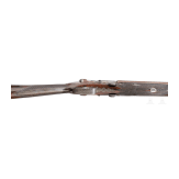 A double-barrelled firing needle shotgun, J. Needham & Co. in London, circa 1855