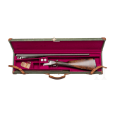 A cased side-by-side shotgun by Charles Boswell