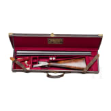 A cased Midland side-by-side shotgun, Birmingham
