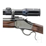 A Browning Mod. 1885, with Scope, in Box