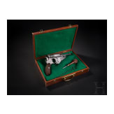 A factory-engraved, cased Bergmann Mod. 1896 No. 3