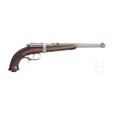 A Dreyse system pistol for indoor shooting, ca. 1890