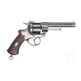 A Lefaucheux pinfire revolver, Paris, circa 1865