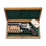 An Adams Central Fire Revolver in case