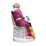 A rare art nouveau porcelain figure "Girl with Guitar", Alfred K&ouml;nig, 1912/13 (design), Meissen, 1910-23