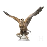 A large porcelain eagle, K. Tutter (design), Hutschenreuther, Selb, after 1955