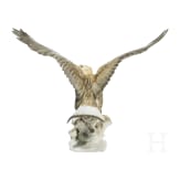 A large porcelain eagle, K. Tutter (design), Hutschenreuther, Selb, after 1955