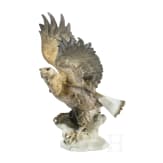 A large porcelain eagle, K. Tutter (design), Hutschenreuther, Selb, after 1955
