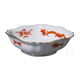 63 porcelain pieces "Red Dragon", Meissen, 2nd half of the 20th century