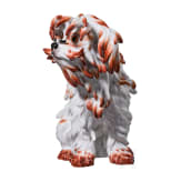 A large Bolognese dog, Johann Joachim Kaendler, circa 1760 (design), Meissen, 20th century (finish)