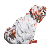 A large Bolognese dog, Johann Joachim Kaendler, circa 1760 (design), Meissen, 20th century (finish)