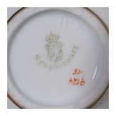 Eleven pieces from a mocha porcelain set, Nymphenburg, early 20th century