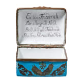 "Sonderauftrag Linz" Adolf Hitler &ndash; A copper-mounted enamel snuffbox with a portrait of Frederick the Great (Old Fritz, King of Prussia in 1772), late 18th century