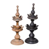 A set of German chess pieces, circa 1800