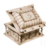 A small casket made of bone, Berchtesgaden, circa 1700