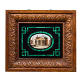 An Italian micromosaic with view of the Pantheon, 1st half of the 19th century