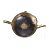 A Flemish brass lavabo, circa 1500