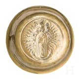 A deep Nuremberg alms bowl, 16th century