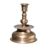 A miniature bell-bottom candlestick, Nuremberg, 2nd half of the 17th century
