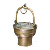 An early Renaissance brass holy water pail, 1st half of the 16th century