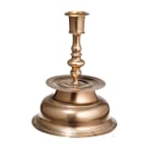 A bell-bottom candlestick with maker's mark, Nuremberg, circa 1700
