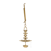 A brass Sabbath lamp, Nuremberg, mid-18th century